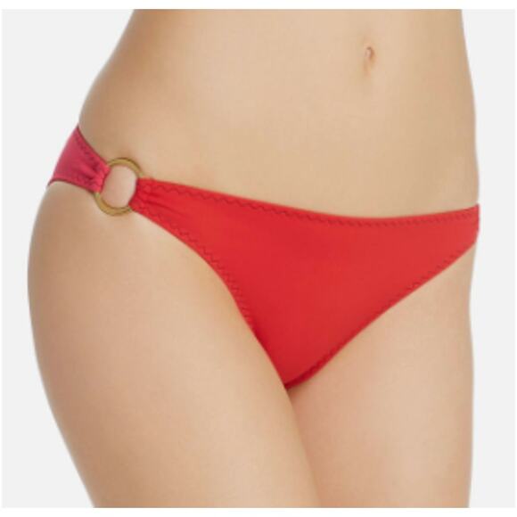 STELLA MCCARTNEY Women's Pink and Red Color Block Swimwear Bottom XS NWT - Picture 2 of 4